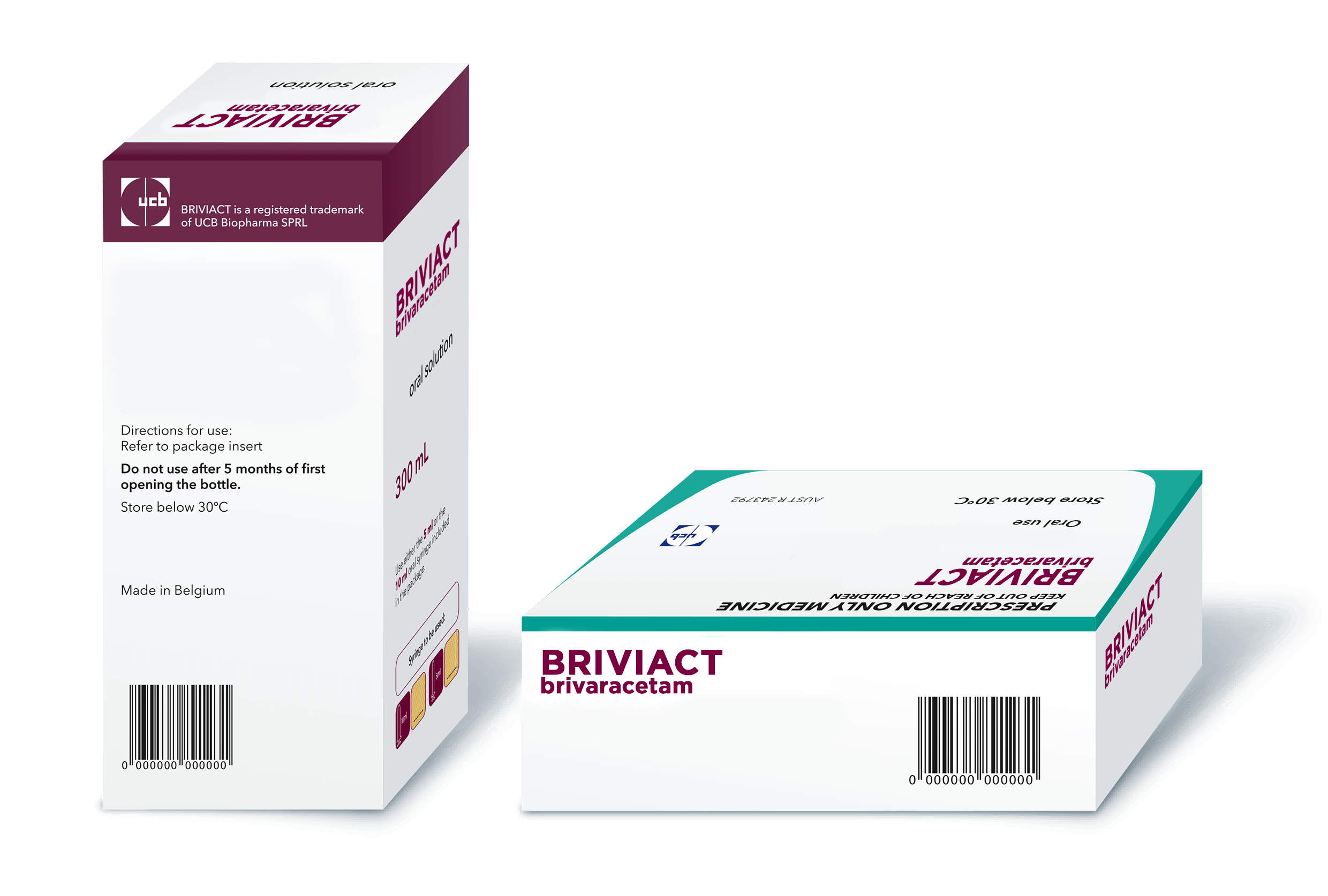 Briviact Product box illustrations